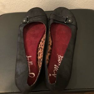 simple black flats